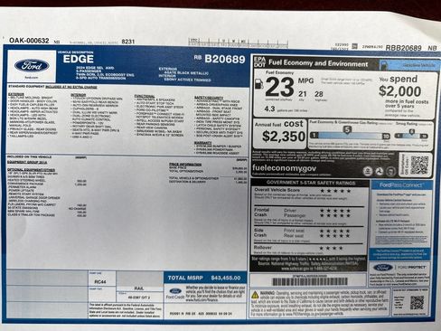 Used 2024 Ford Edge SEL w/ Convenience Package AWD/4WD image 22