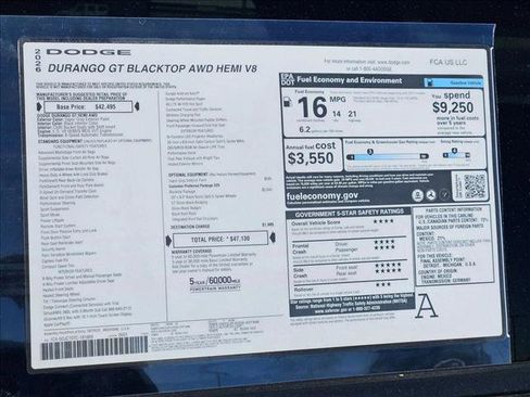 New 2026 Dodge Durango GT w/ Blacktop Package AWD/4WD image 17