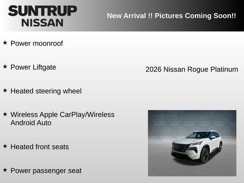 Used 2026 Nissan Rogue Platinum w/ Platinum Premium Package AWD/4WD image 12