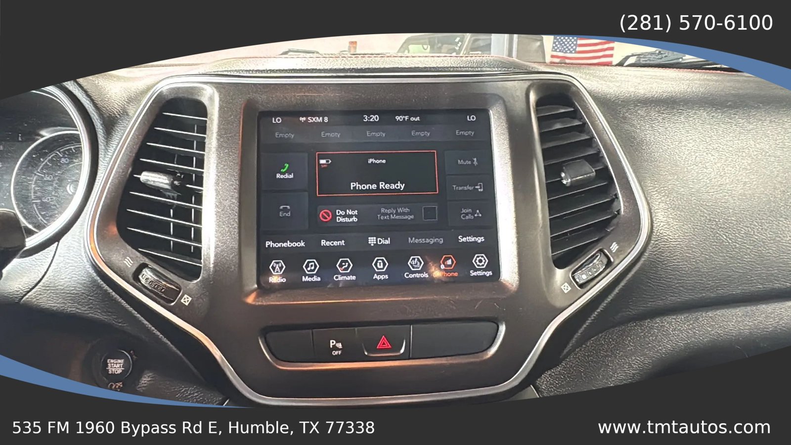 Used 2020 Jeep Cherokee Trailhawk w/ Cold Weather Group AWD/4WD image 13