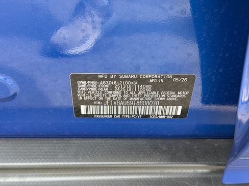 New 2026 Subaru WRX GT AWD/4WD image 25