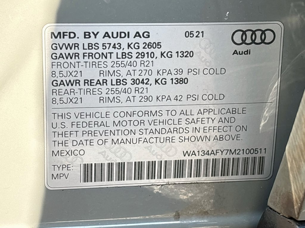 Used 2021 Audi SQ5 Prestige w/ Prestige Package AWD/4WD image 33
