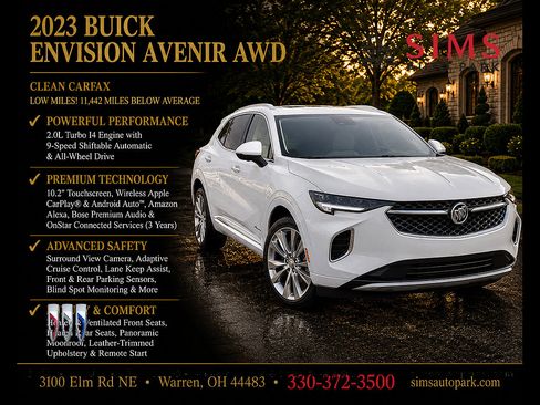 Certified 2023 Buick Envision Avenir AWD/4WD image 1
