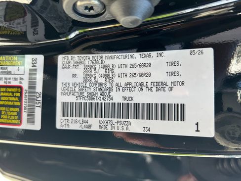 New 2026 Toyota Tundra 1794 Edition AWD/4WD image 37