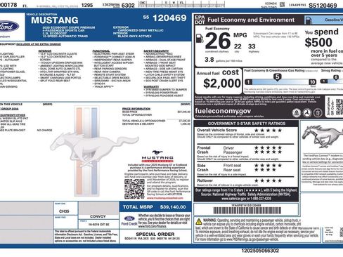 Used 2025 Ford Mustang Premium RWD image 5