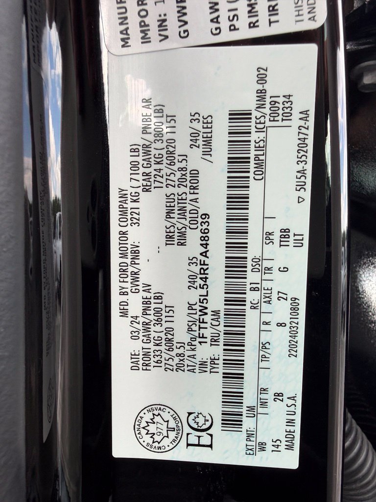 Used 2024 Ford F150 Lariat w/ Equipment Group 502A High AWD/4WD image 30