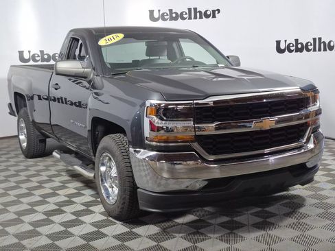 Used 2018 Chevrolet Silverado 1500 W/T w/ Chrome Bumper Package RWD image 1