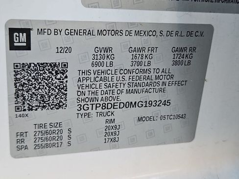 Used 2021 GMC Sierra 1500 SLT RWD image 18