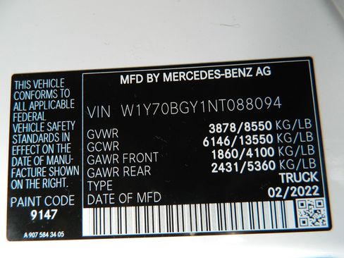 Used 2022 Mercedes-Benz Sprinter 1500 image 24