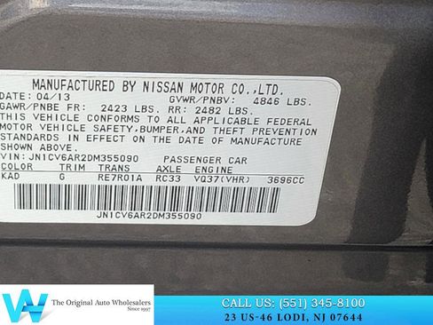 Used 2013 INFINITI G37 x w/ Premium Pkg image 24