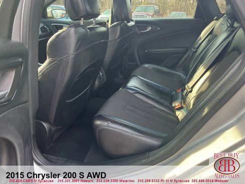 Used 2015 Chrysler 200 S w/ Navigation & Sound Group I AWD/4WD image 11