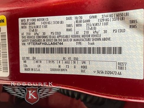 Used 2020 Ford Ranger XLT w/ Equipment Group 301A Mid image 26