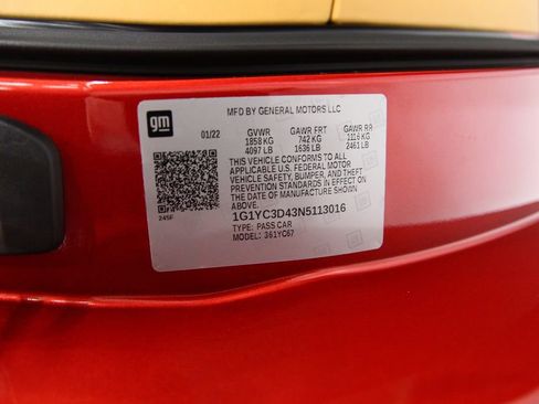 Used 2022 Chevrolet Corvette Stingray Premium Conv w/ Battery Protection Package image 24