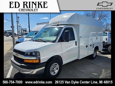 New 2024 Chevrolet Express 3500 w/ Power Convenience Package RWD image 1