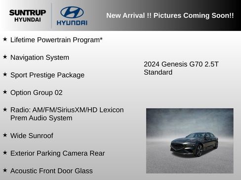 Used 2024 Genesis G70 2.5T w/ Sport Prestige Package AWD/4WD image 6