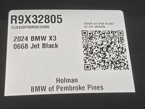 Certified 2024 BMW X3 sDrive30i w/ Convenience Package RWD image 29