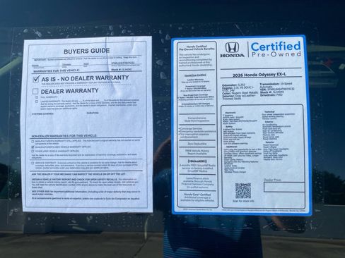 Certified 2026 Honda Odyssey EX-L image 37