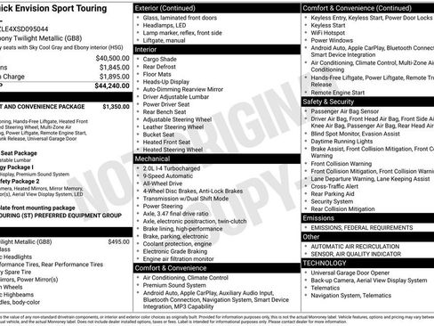 New 2025 Buick Envision Sport Touring image 42