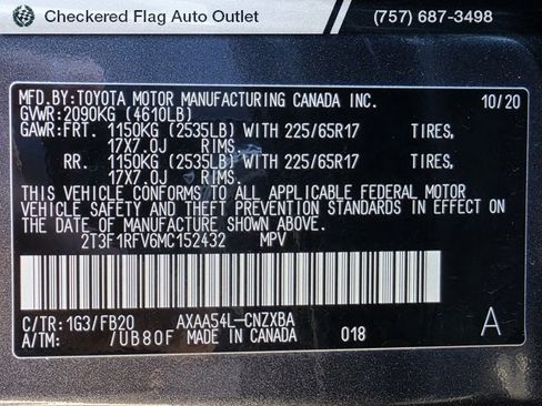 Used 2021 Toyota RAV4 LE image 48