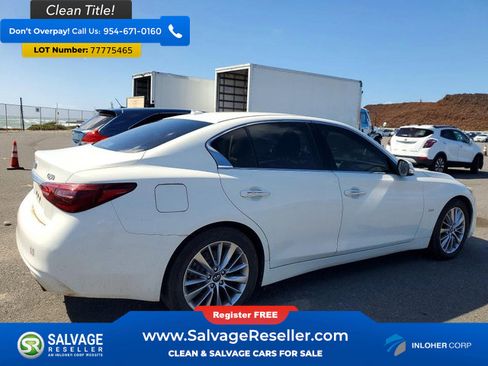 Used 2018 INFINITI Q50 Luxe AWD/4WD image 4