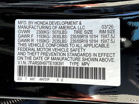 New 2026 Honda CR-V Sport Touring image 21
