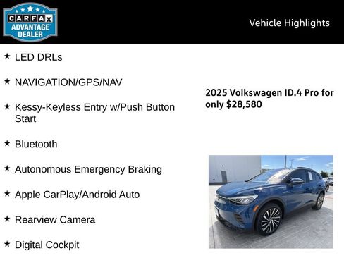 Certified 2025 Volkswagen ID.4 Pro AWD/4WD image 5