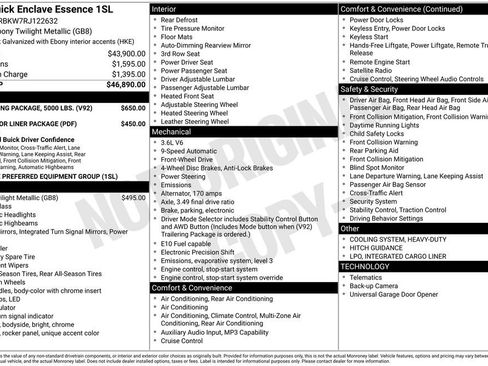 Used 2024 Buick Enclave Essence w/ Trailering Package, 5000 lbs. FWD image 34