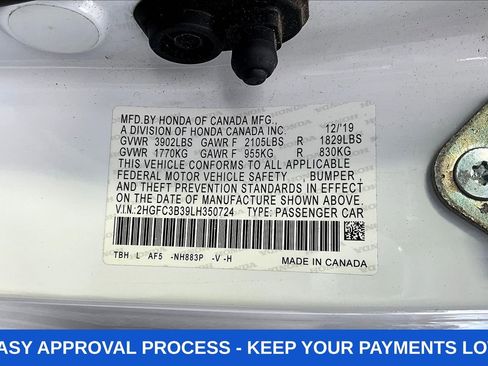 Used 2020 Honda Civic EX image 22