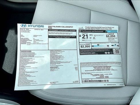 New 2026 Hyundai Palisade Calligraphy FWD image 14