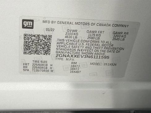 Certified 2022 Chevrolet Equinox Premier AWD/4WD image 28