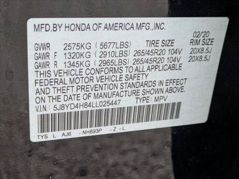 Used 2020 Acura MDX SH-AWD w/ Advance Package image 15