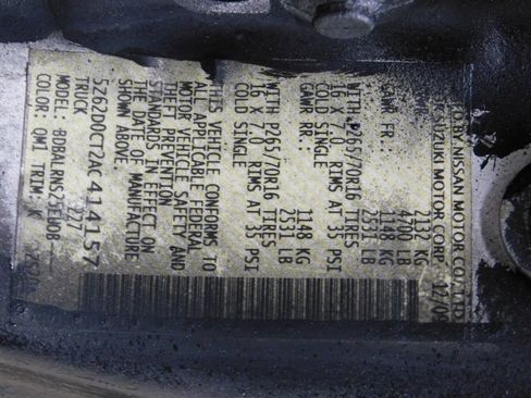 Used 2010 Suzuki Equator 2WD Extended Cab image 89