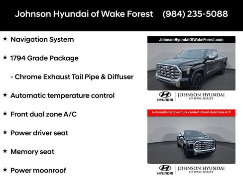 Used 2024 Toyota Tundra 1794 Edition AWD/4WD image 6