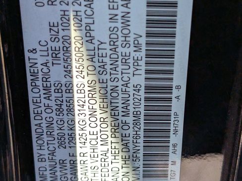 Used 2021 Honda Pilot Special Edition image 23