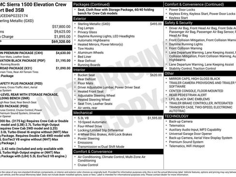 Certified 2023 GMC Sierra 1500 Elevation w/ Elevation Premium Package image 16