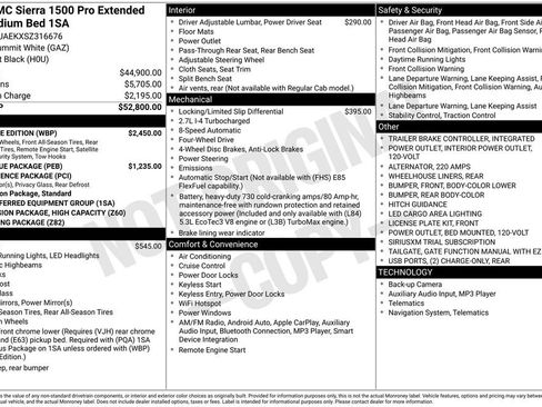 Used 2025 GMC Sierra 1500 Pro w/ Graphite Edition image 41