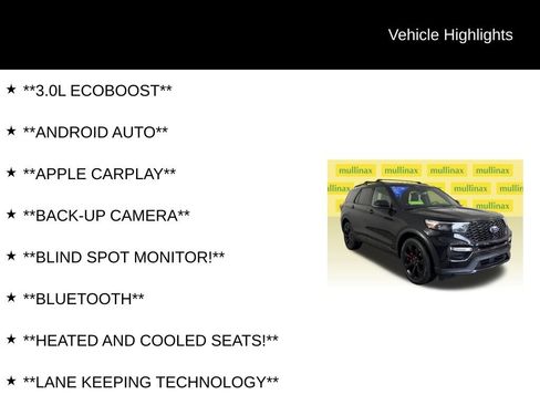 Certified 2023 Ford Explorer ST w/ Equipment Group 401A AWD/4WD image 13
