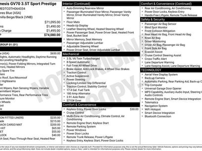 New 2026 Genesis GV70 3.5T Sport Prestige