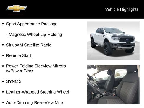 Used 2019 Ford Ranger XLT w/ Equipment Group 302A Luxury AWD/4WD image 19