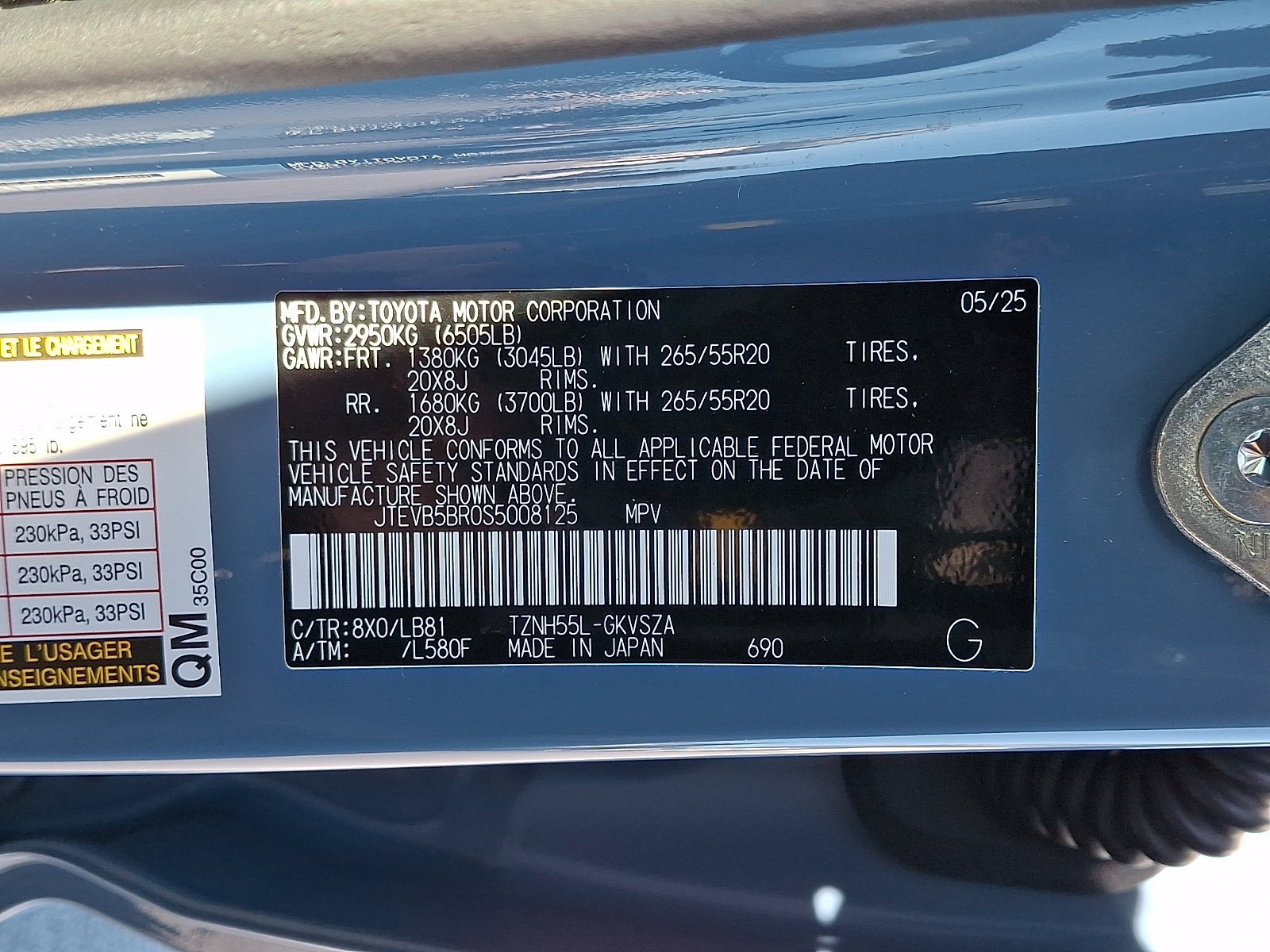 Certified 2025 Toyota 4Runner Platinum AWD/4WD image 29