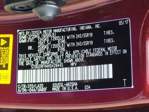 Used 2017 Toyota Highlander Limited AWD/4WD image 48