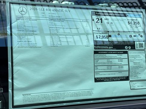 New 2026 Mercedes-Benz GLE 450 4MATIC image 30