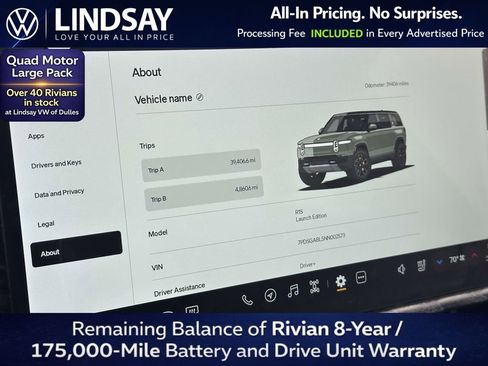 Used 2022 Rivian R1S Launch Edition AWD/4WD image 24