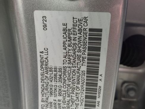 Certified 2024 Honda Accord LX image 32