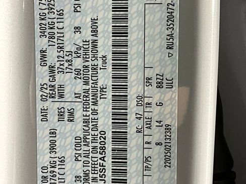 Used 2025 Ford F150 Raptor w/ Equipment Group 803A Raptor R image 11