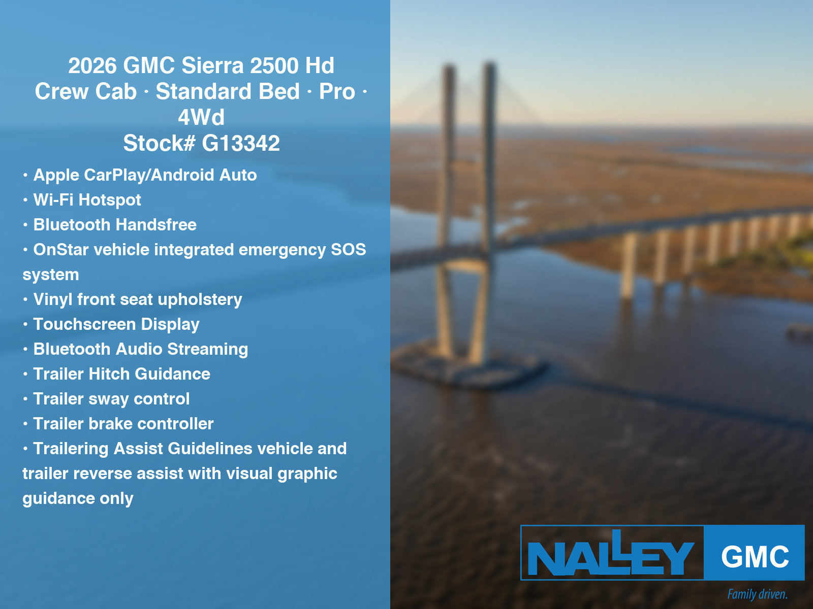 New 2026 GMC Sierra 2500 Pro w/ 1SA Pro Safety Plus Package AWD/4WD image 34