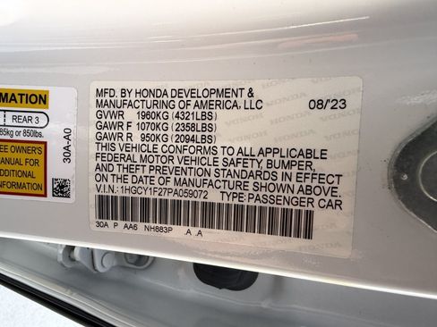 Used 2023 Honda Accord LX image 39