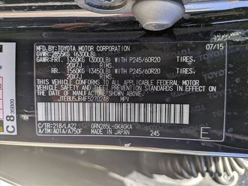 Used 2015 Toyota 4Runner Limited AWD/4WD image 27