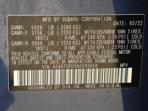 Used 2022 Subaru Outback Touring XT w/ Popular Package #2 AWD/4WD image 30