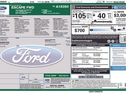 Certified 2022 Ford Escape Titanium image 8